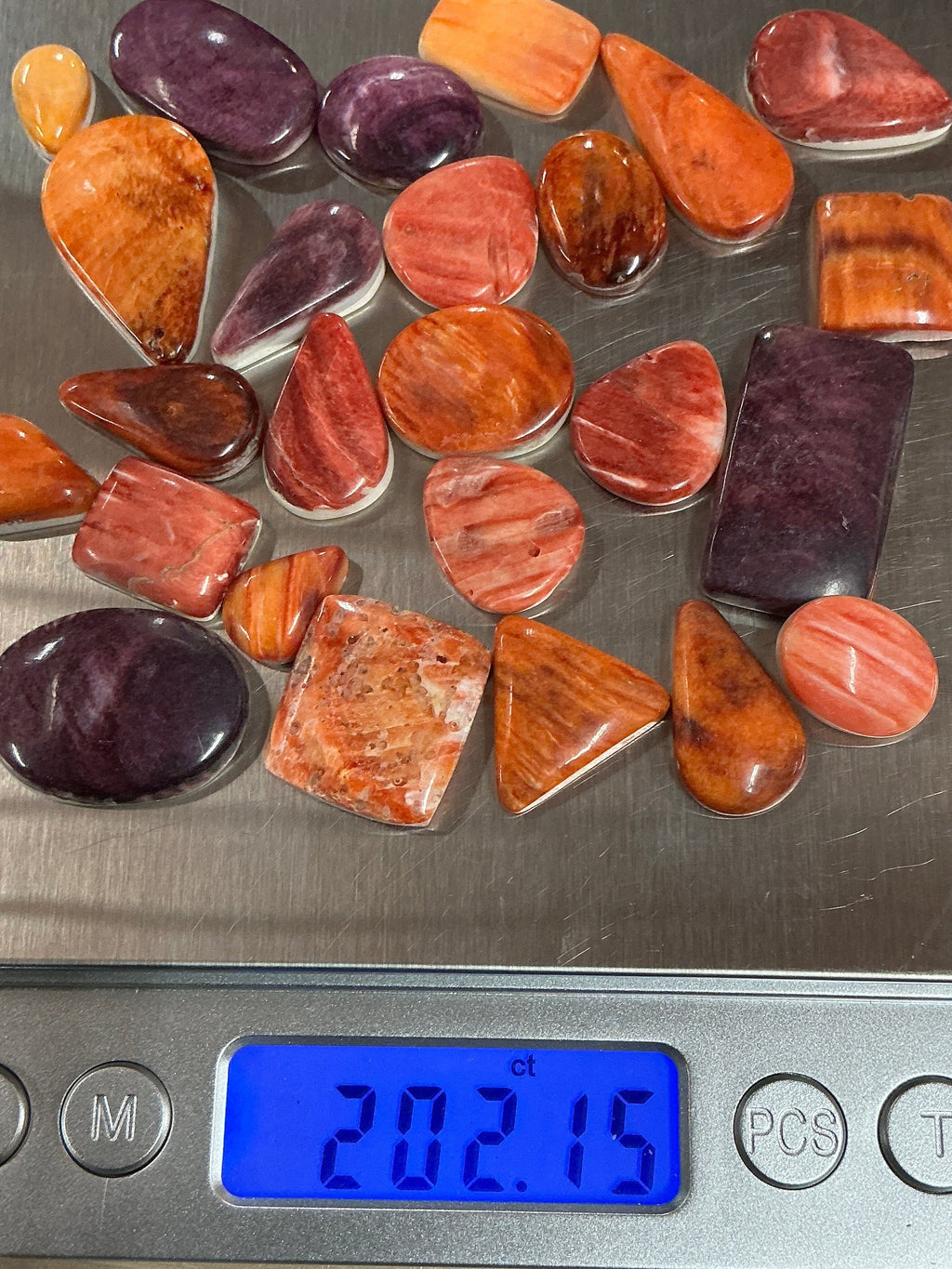 200 CARATS SPINY CABOCHONS. Lot 6. $139.
