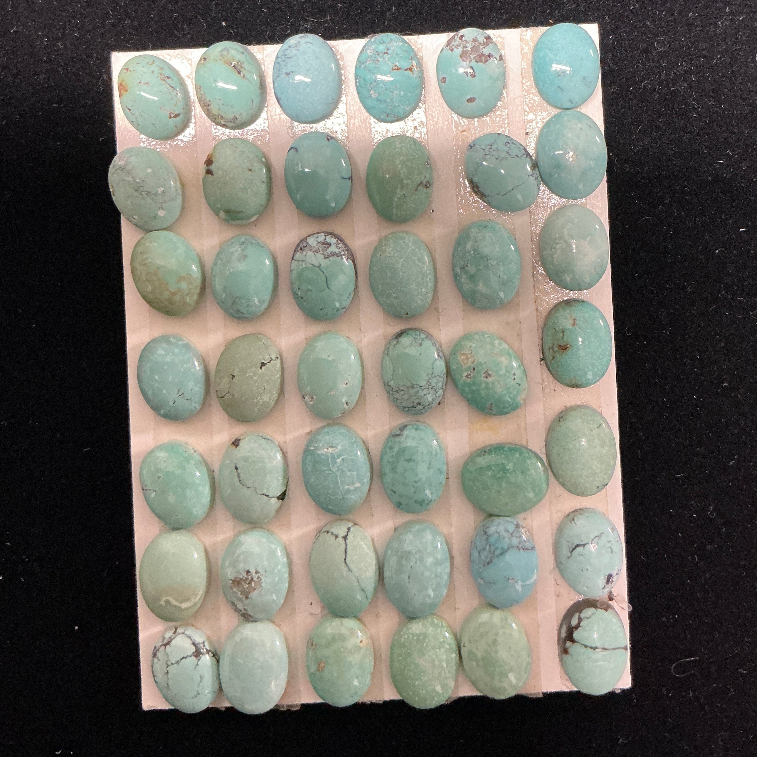 Turquoise Cabochon Card. Lot 50