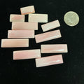 100 CTS PINK CONCH CABOCHONS Lot 3