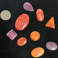 100 CARATS SPINY CABOCHONS LOT. LOT 1. $75.00