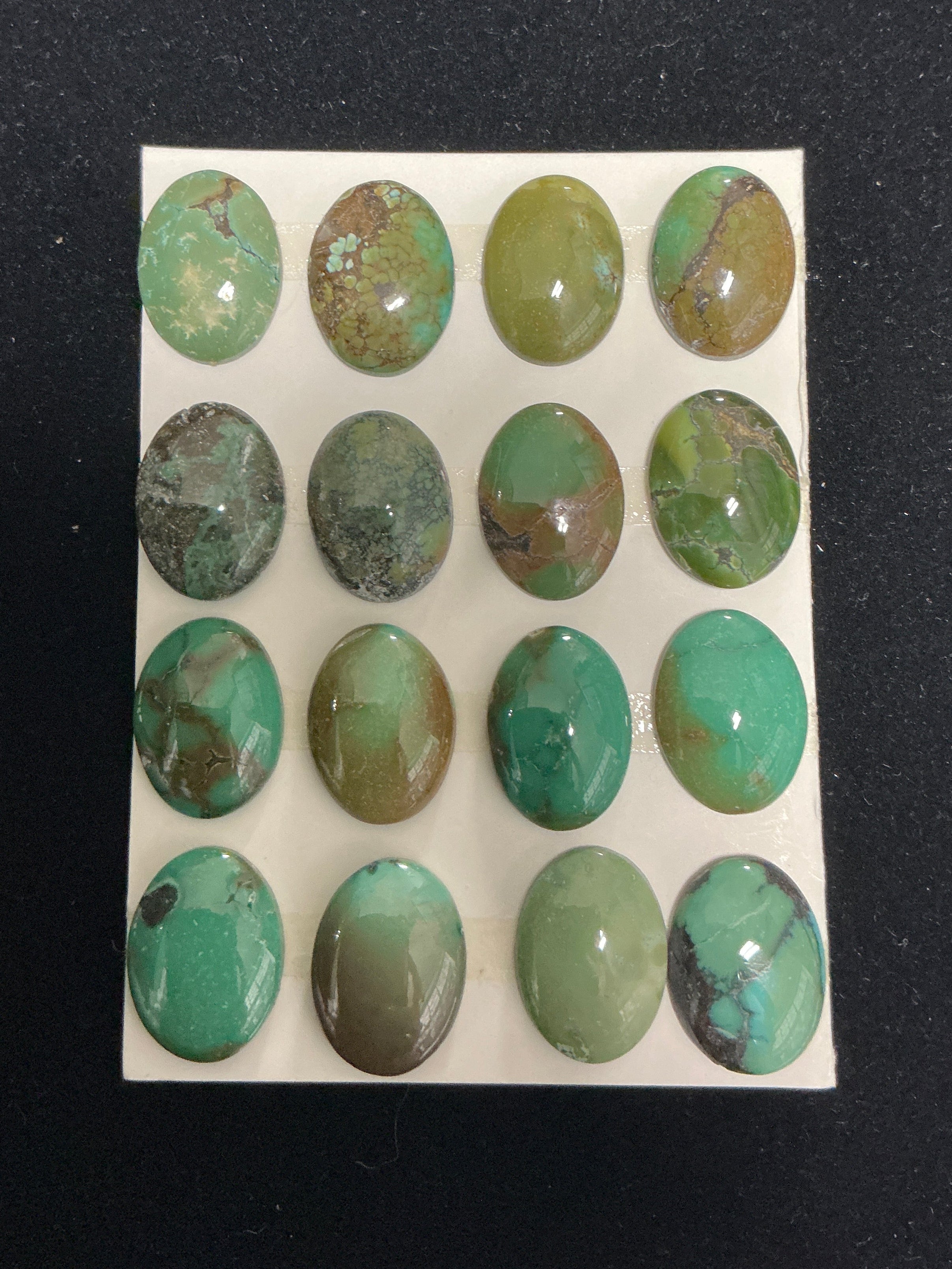 Turquoise Cabochon Card. Lot 21