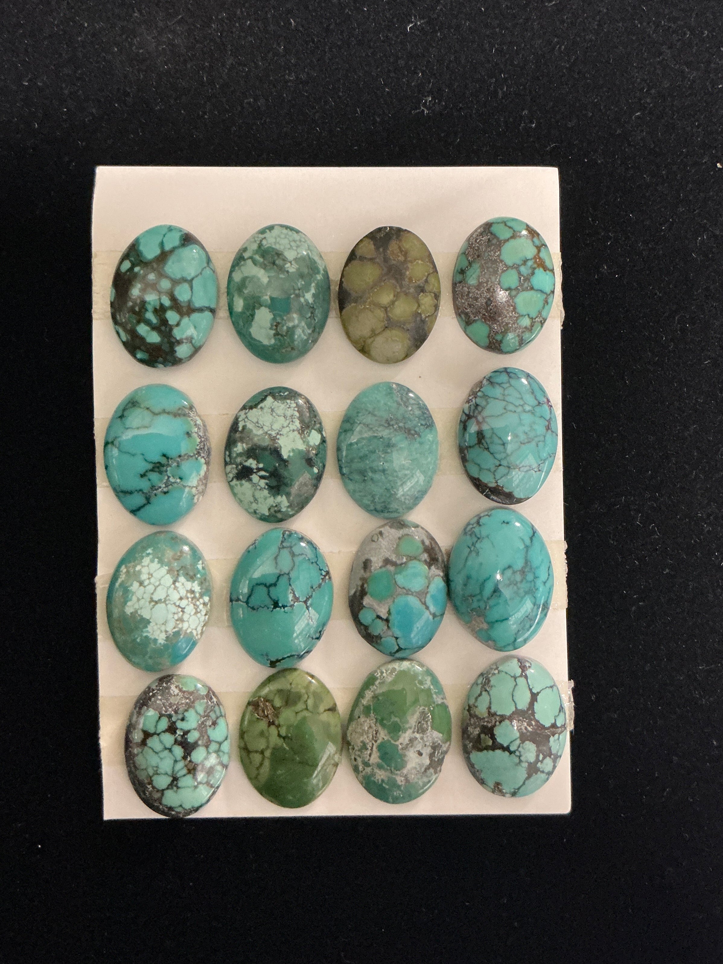 Turquoise Cabochon Card. Lot 22