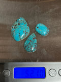 50 CTS REDSKIN TURQUOISE CABOCHONS Lot 3